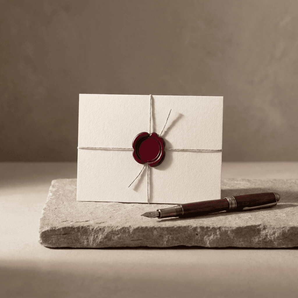 Wax-Sealed Gift Note